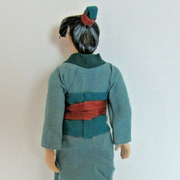 Disney Deagostini Figurines Mulan & Fa Zhou RARE Porcelain Warrior & Girl Dolls - Picture 5 of 16